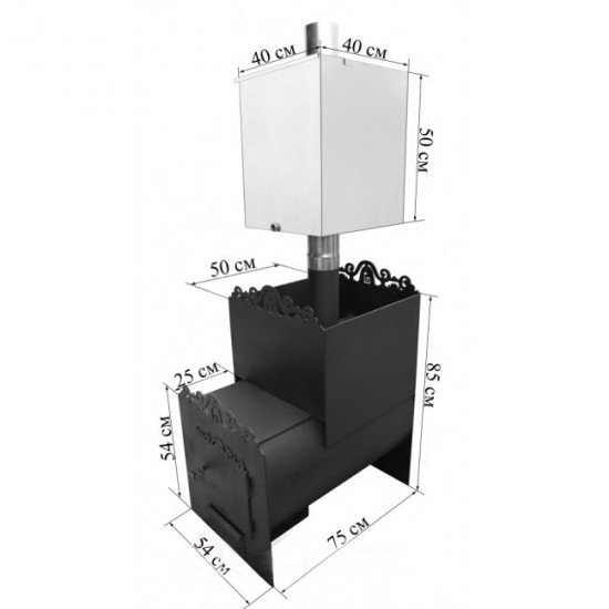 Печь банная Универсальная (без бака) купить в Магия Огня