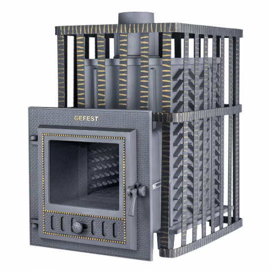 Печь банная Гефест ЗК в сетке 30 (М) купить в Магия Огня