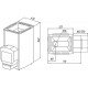 Печь банная Варвара 'Паленица' без контура короткая купить в Магия Огня