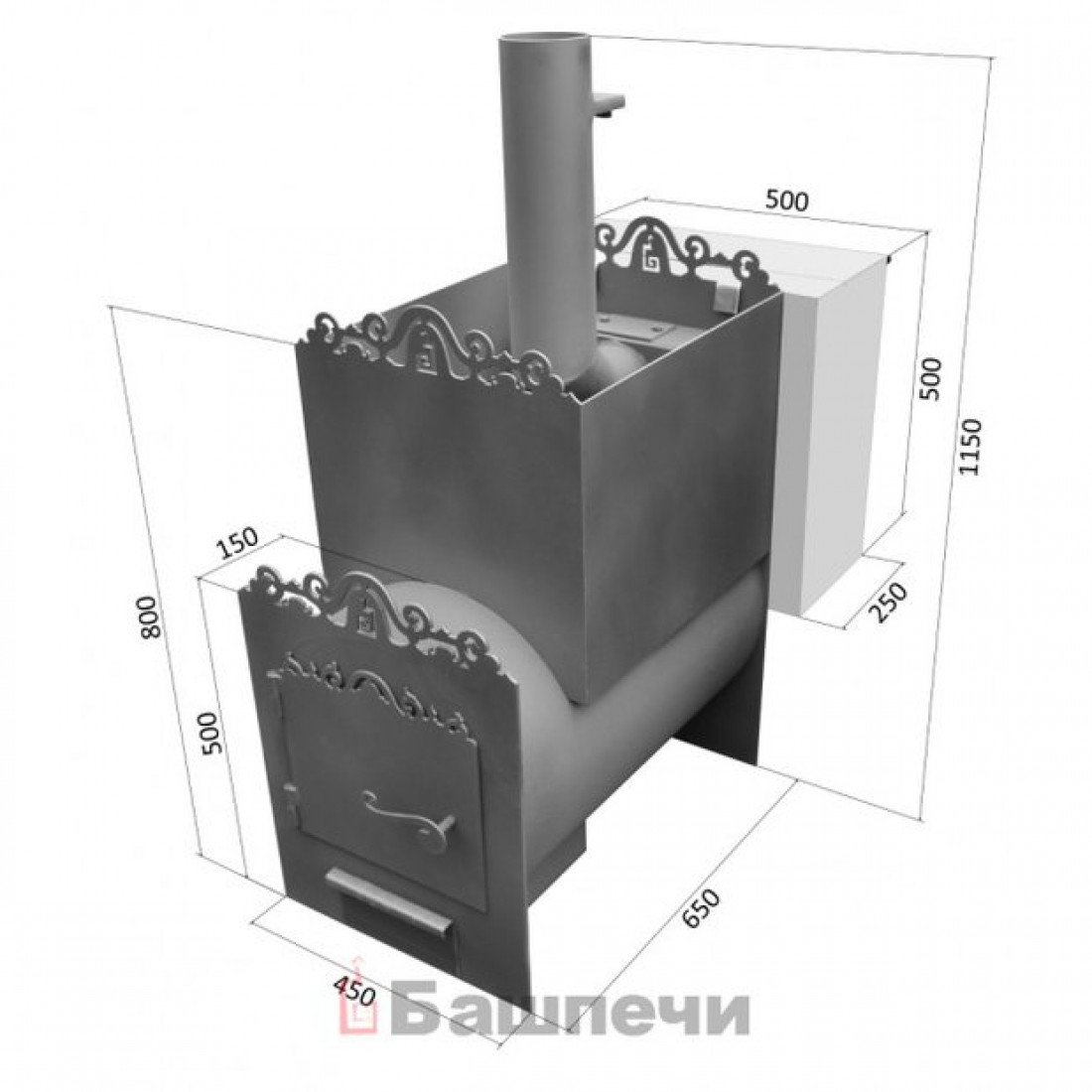 Печь горизонтальная 426 Башпечи